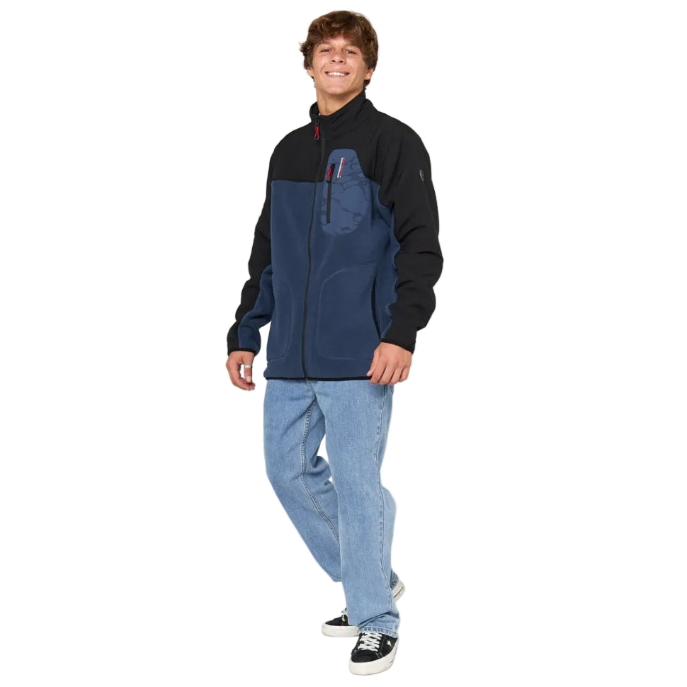 Rip Curl Anti Series Search Zip Crew - Light Navy