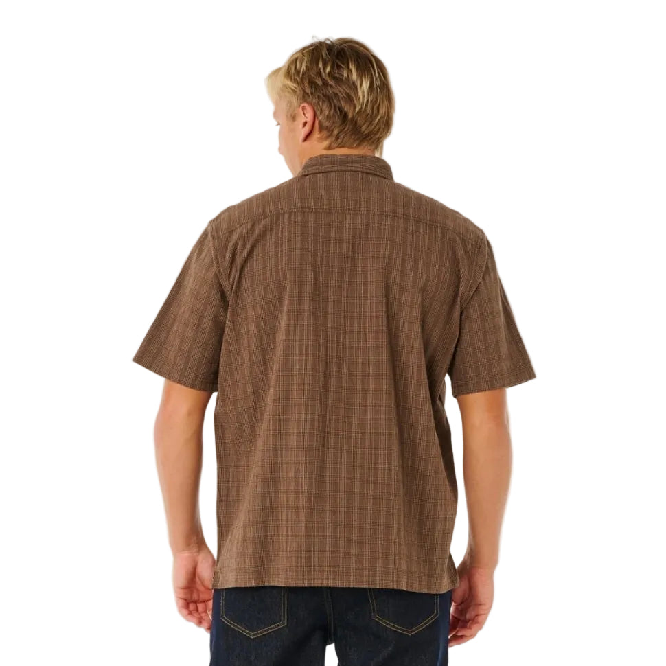 <tc>Rip Curl</tc> Chemise Premium Surf Check M/C - Coffee