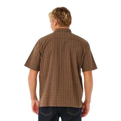 <tc>Rip Curl</tc> Chemise Premium Surf Check M/C - Coffee