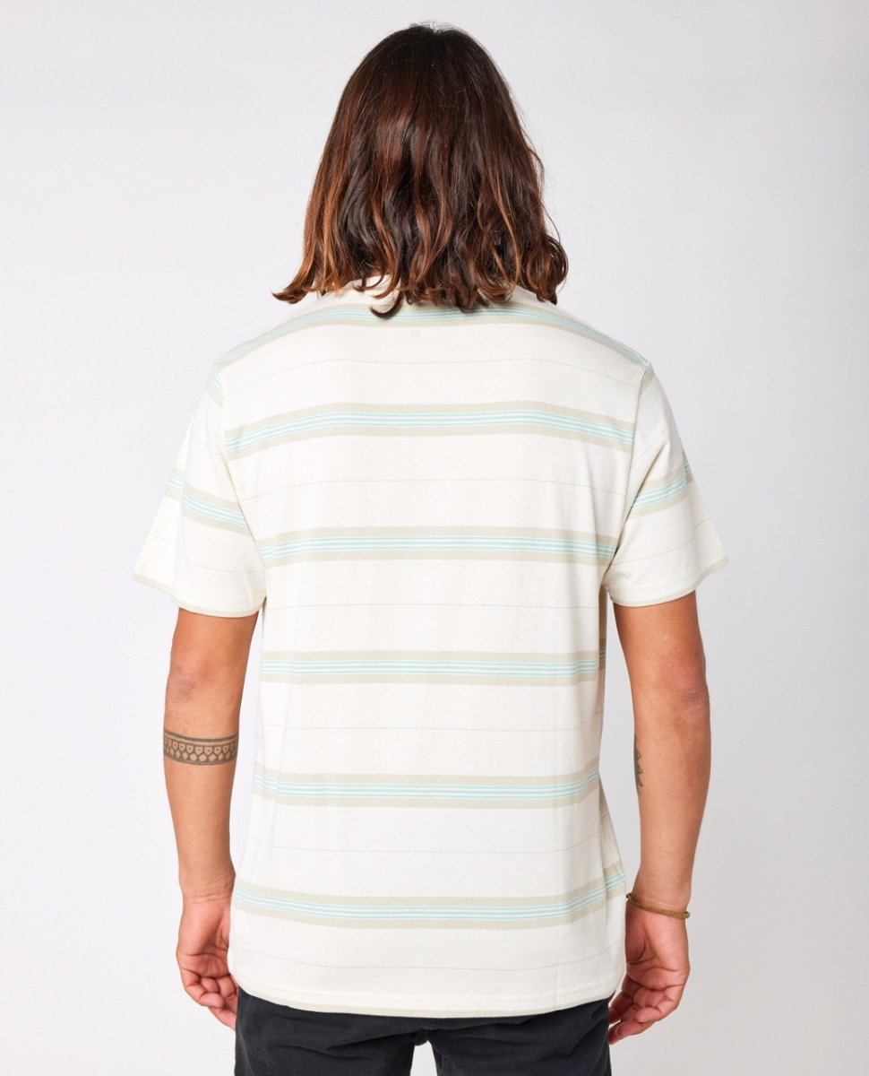 Rip Curl Pacific Rinse Stripe Tee - Bone