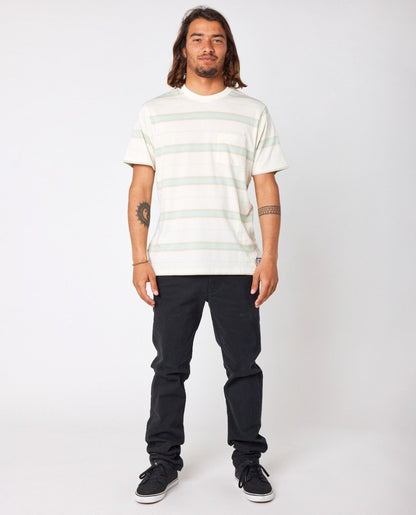 Rip Curl Pacific Rinse Stripe Tee - Bone