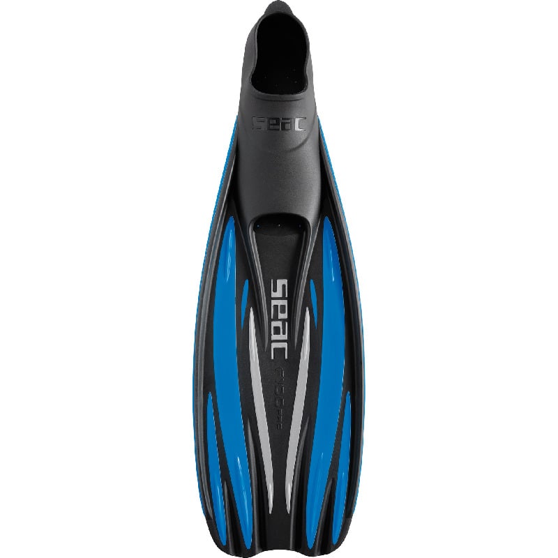 SEAC F-100 Pro Scuba Diving Fins 2021 - Blue - Full View