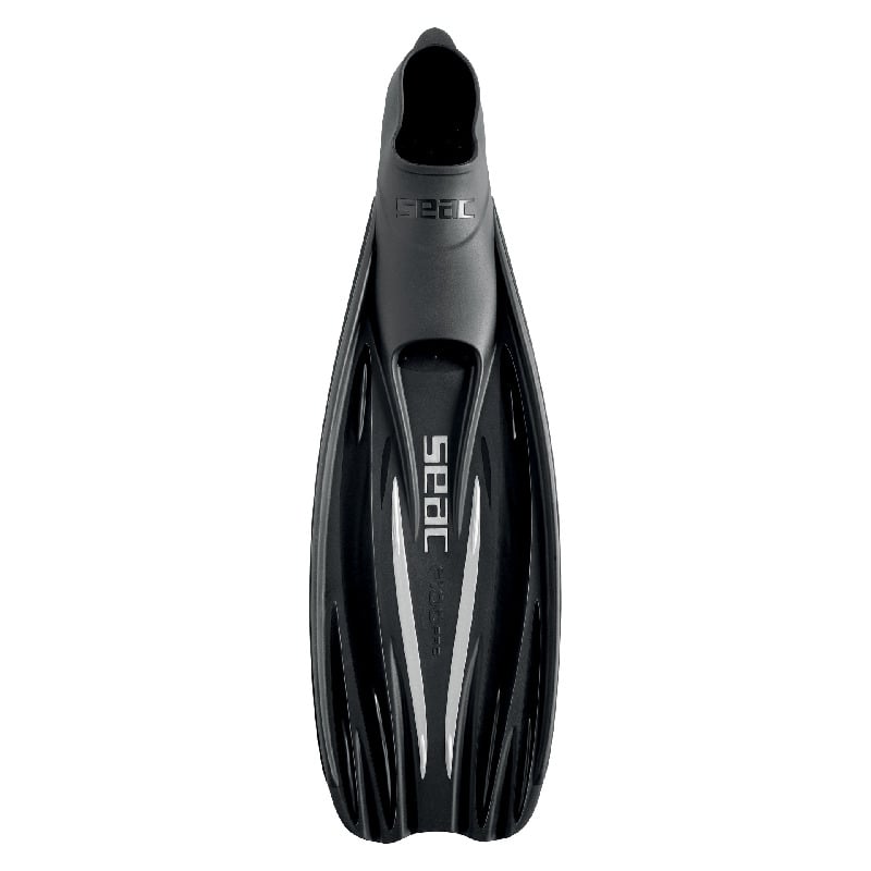 SEAC F-100 Pro Scuba Diving Fins 2021 - Black - Full View