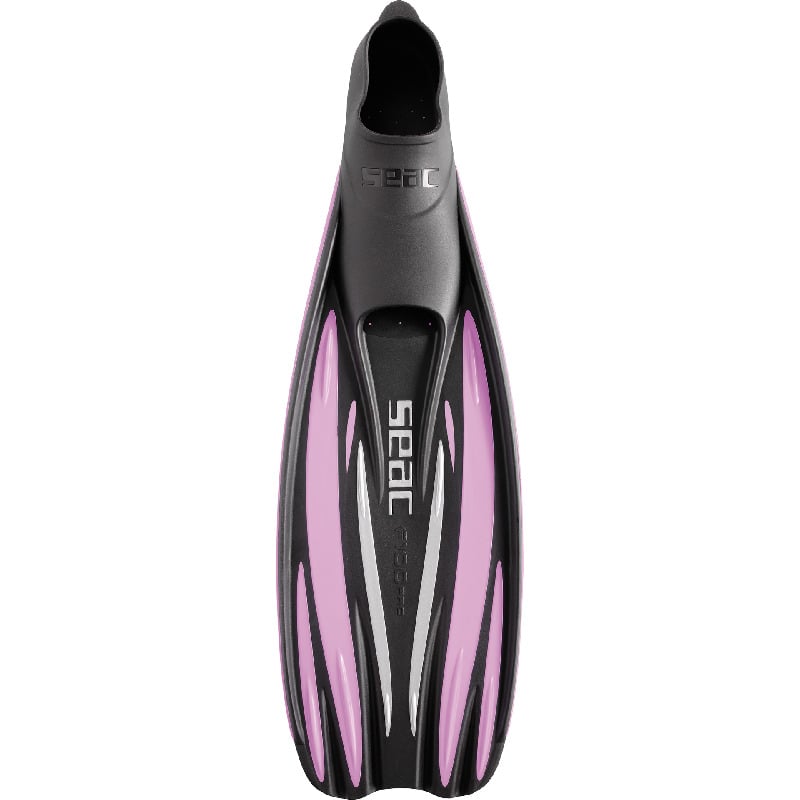 SEAC F-100 Pro Scuba Diving Fins 2021 - Pink - Full View