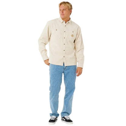 Rip Curl Premium Surf Cord L/S Shirt - Sand Dune