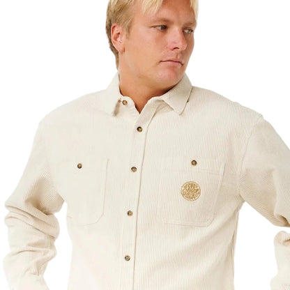 Rip Curl Premium Surf Cord L/S Shirt - Sand Dune