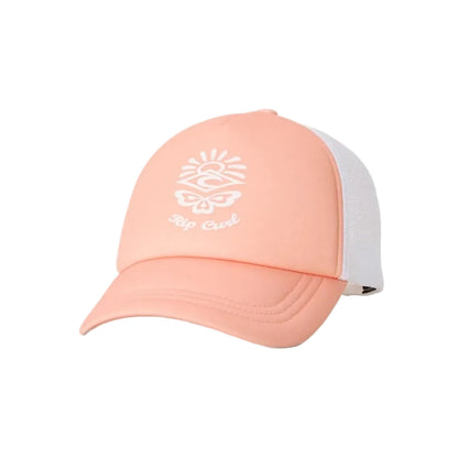 Rip Curl Classic Surf Icon Trucker Cap in Bright Peach