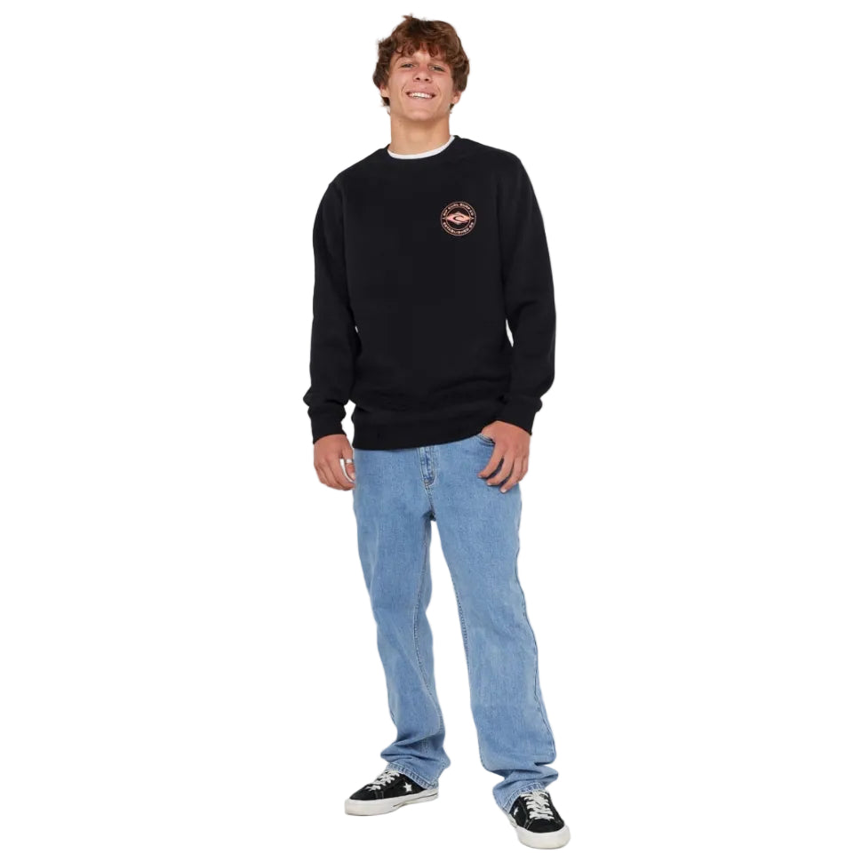 Rip Curl Staple Crew in Black