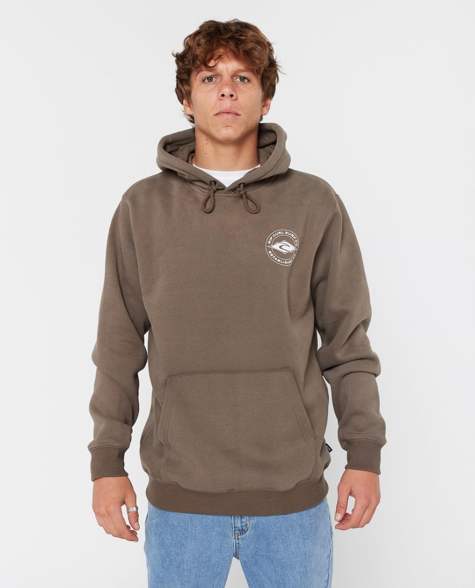 Rip Curl Staple Hoodie in Rock