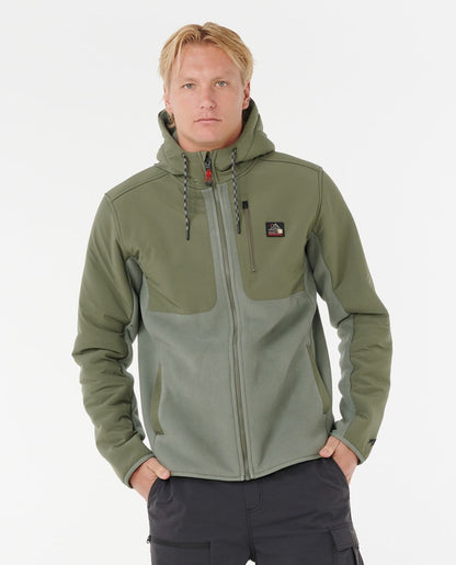Rip Curl Anti Series Search Fleece in Cactus Green