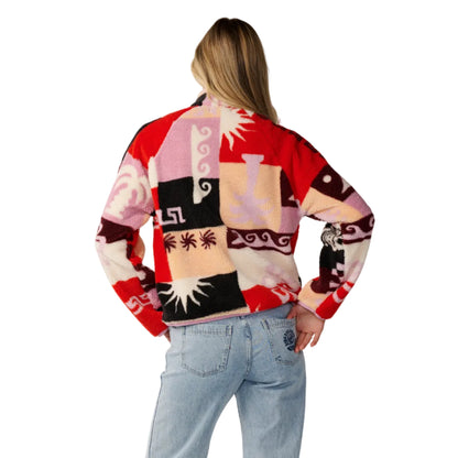 Rip Curl Womens Party Pack Zip Through Polar Fleece - Multi