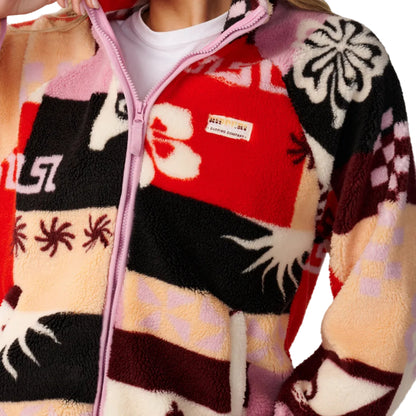 Rip Curl Womens Party Pack Zip Through Polar Fleece - Multi