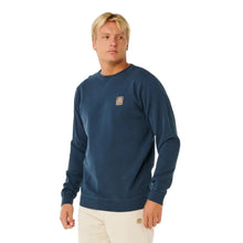 Rip Curl Pacific Rinse Patch Crew Jumper in Dark Navy