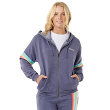 Rip Curl Womens Surf Revival Zip Thru Fleece in Blue