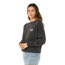 Rip Curl Bells Heritage Crew Jumper - Washed Black
