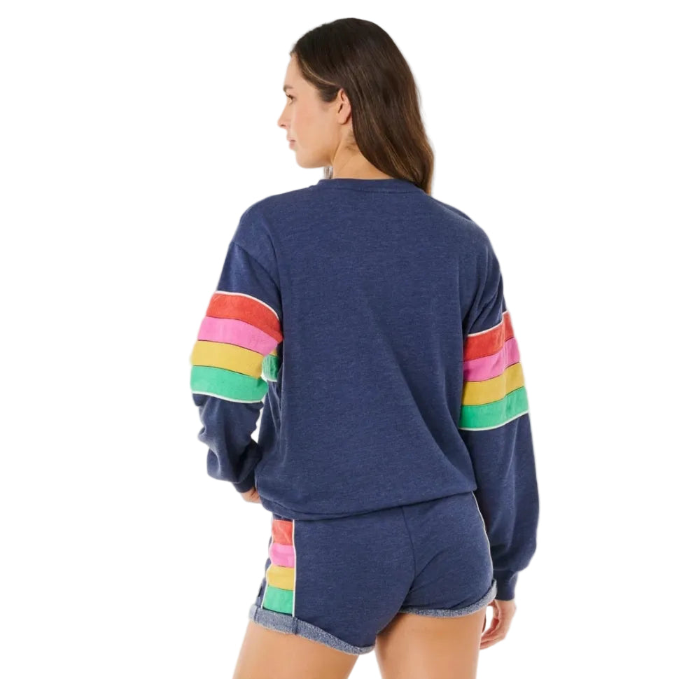 Rip Curl Surf Revival Relaxed Crew Jumper - Dark Navy