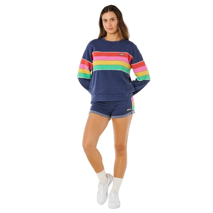 Rip Curl Surf Revival Relaxed Crew Jumper - Dark Navy