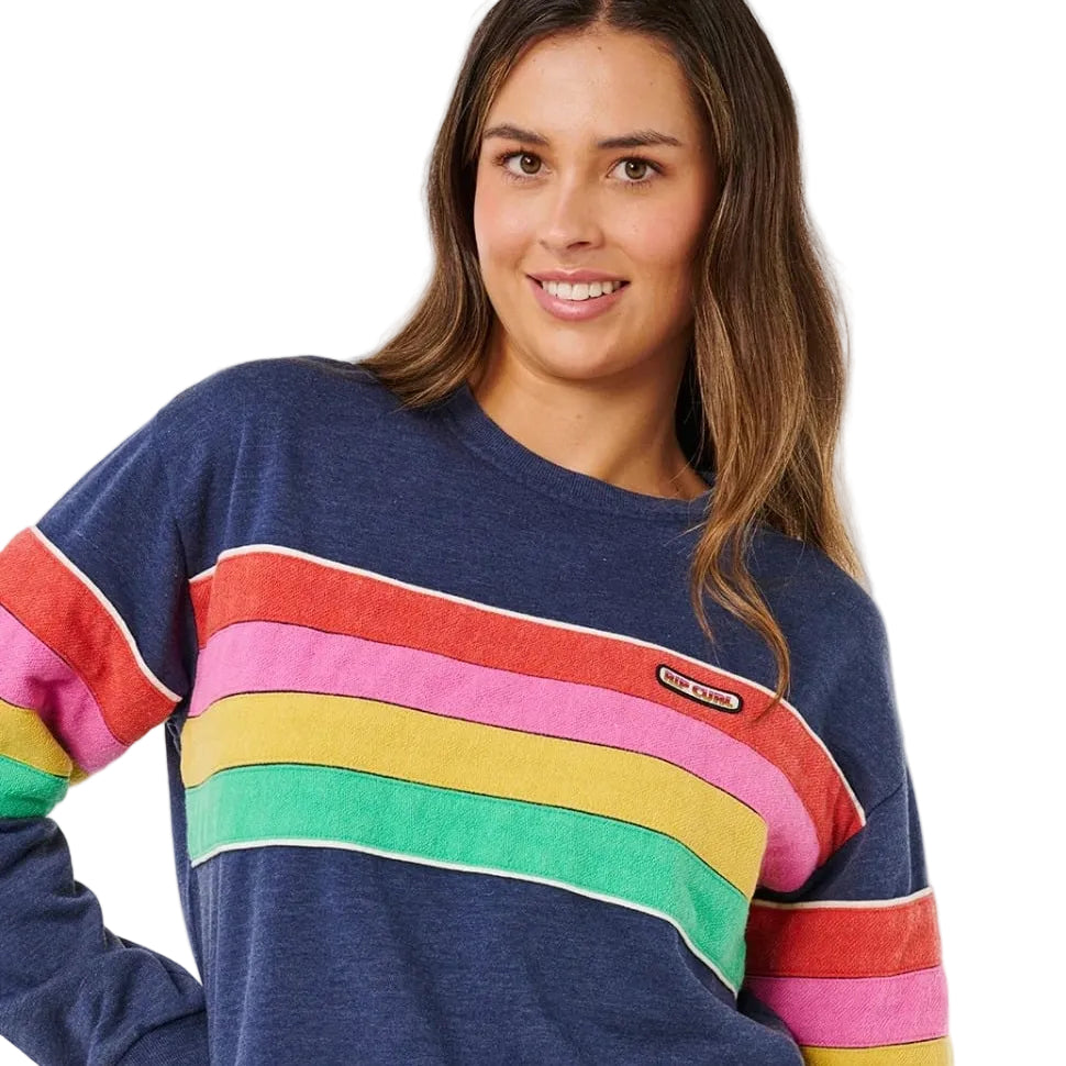 Rip Curl Surf Revival Relaxed Crew Jumper - Dark Navy