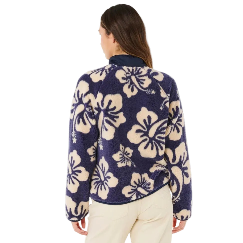 Rip Curl Surfside Standard Zip-Through Polar Fleece - Navy