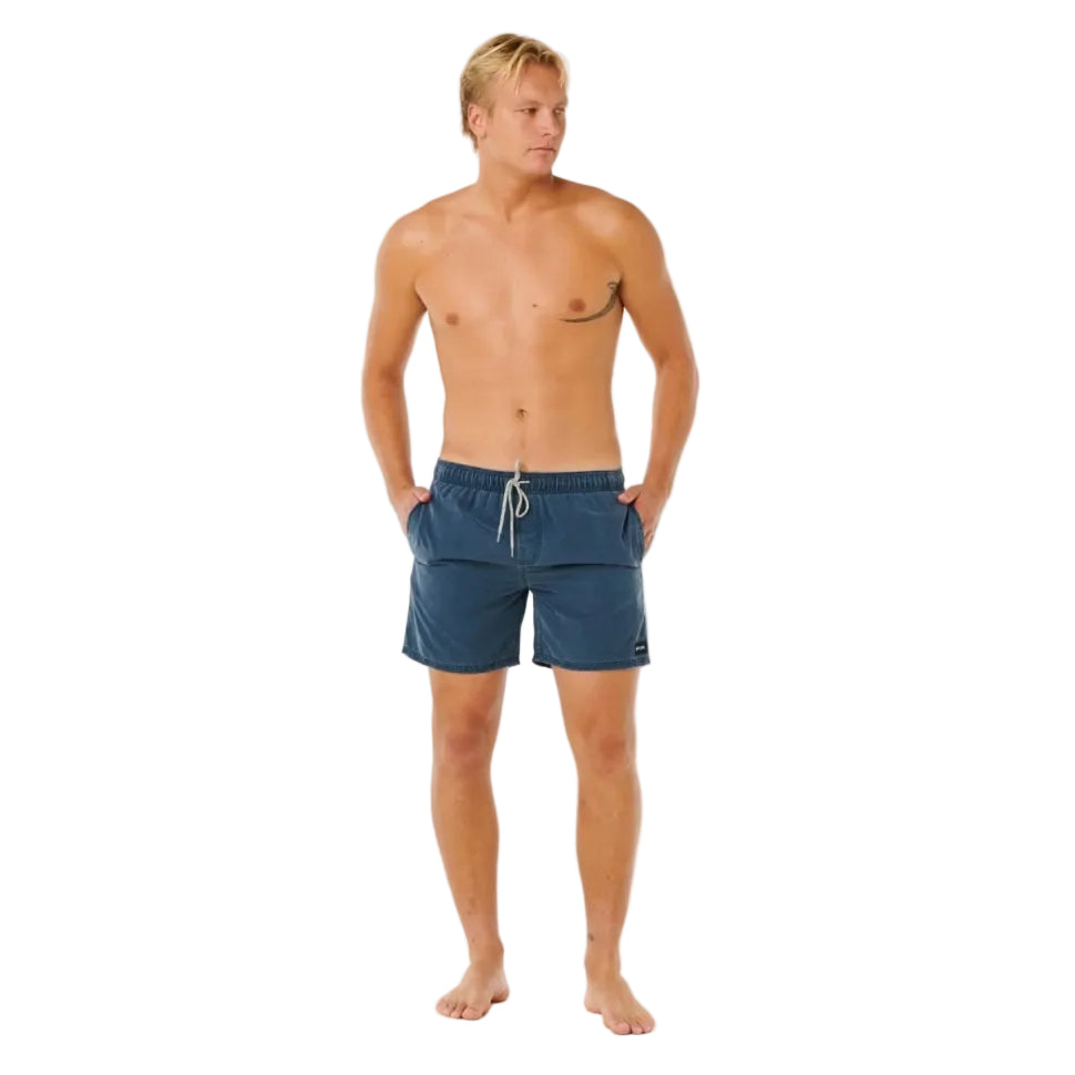 Rip Curl Offset Washed Volley Boardshorts - Navy