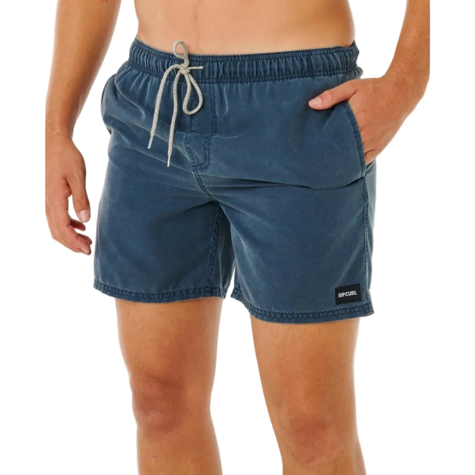 Rip Curl Offset Washed Volley Boardshorts - Navy
