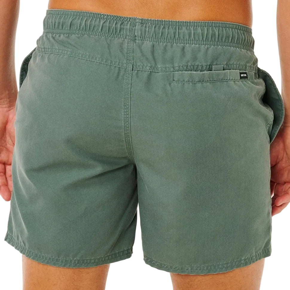 Rip Curl Offset Washed Volley Boardshorts - Moss