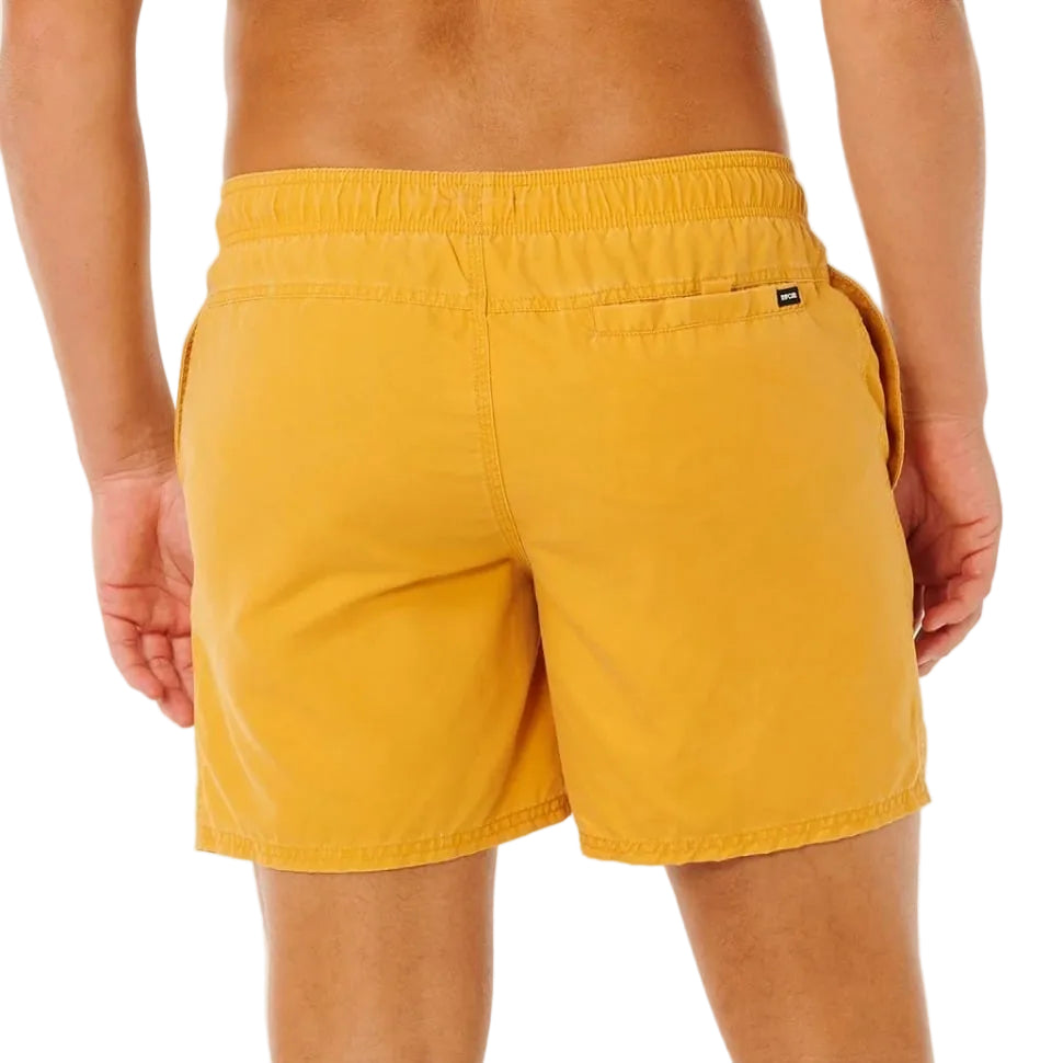 Rip Curl Offset Washed Volley Boardshorts - Golden Hour
