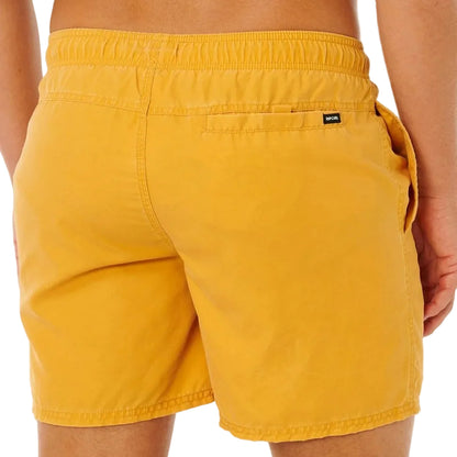 Rip Curl Offset Washed Volley Boardshorts - Golden Hour