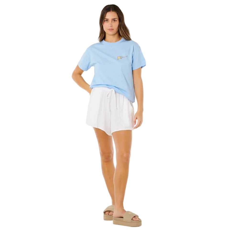 Rip Curl Poolside Relaxed Tee - Light Blue