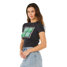 Rip Curl Surf Side Fitted Tee - Washed Black