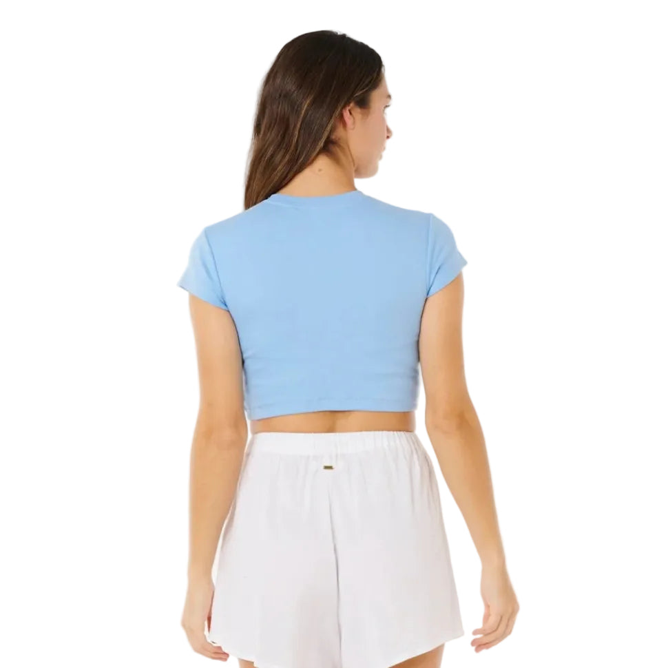 Rip Curl Pacific Coast Baby Tee - Light Blue