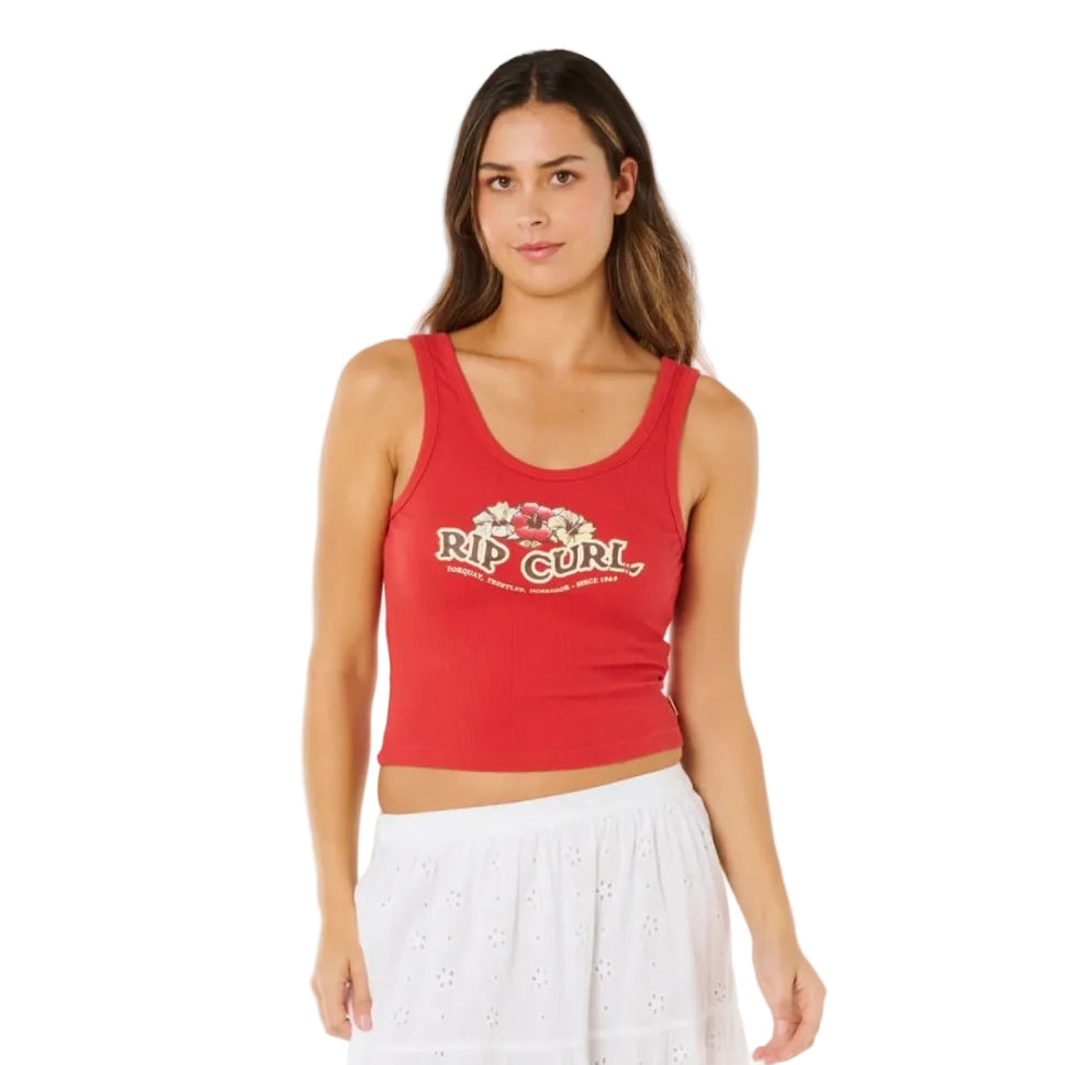 Rip Curl Bells Tank Top - Deep Red