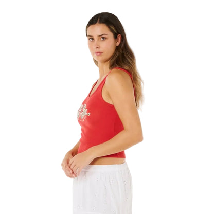 Rip Curl Bells Tank Top - Deep Red