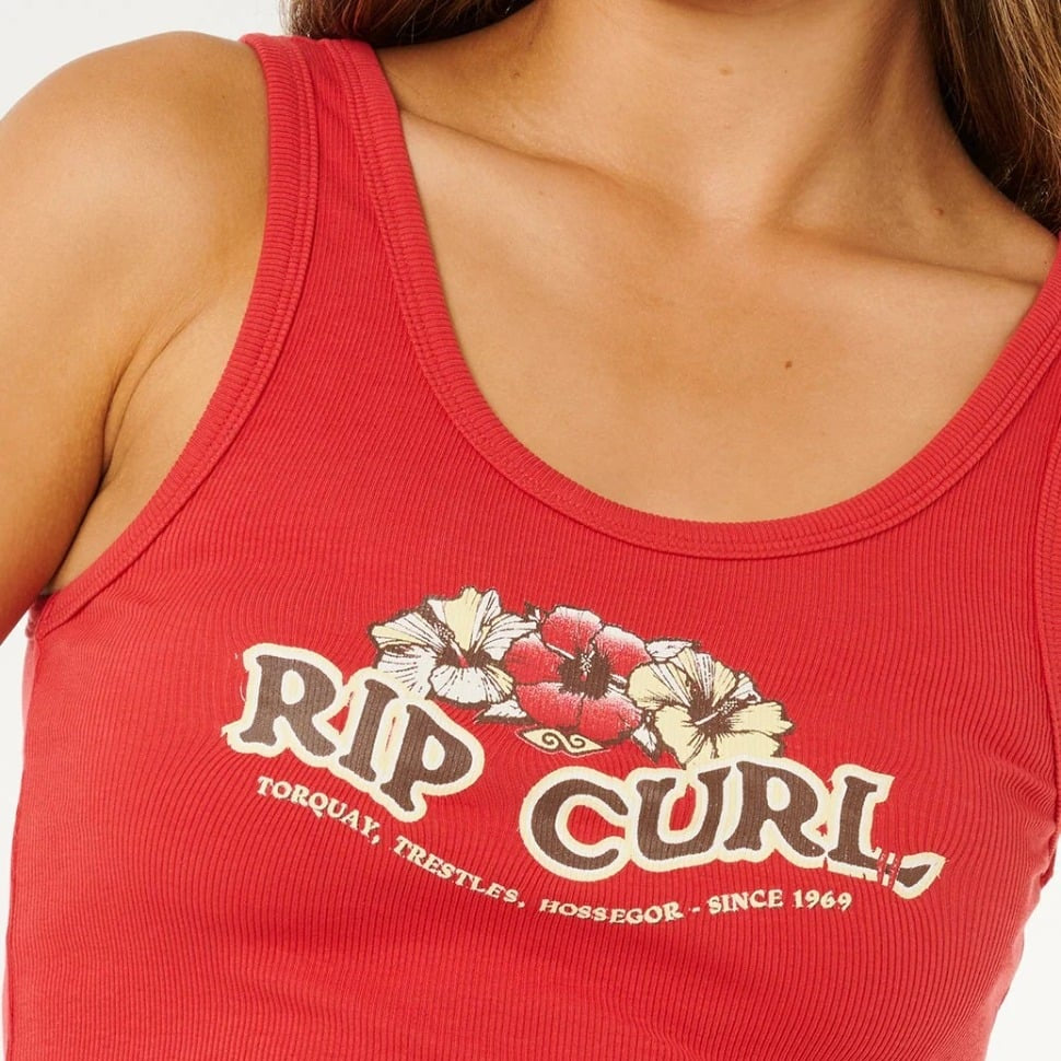 Rip Curl Bells Tank Top - Deep Red