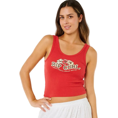 Rip Curl Bells Tank Top in Deep Red