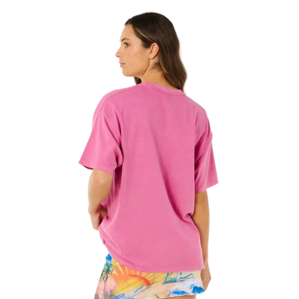 Rip Curl Hayley O Heritage Tee - Super Pink