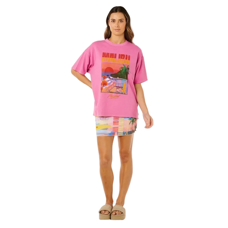Rip Curl Hayley O Heritage Tee - Super Pink