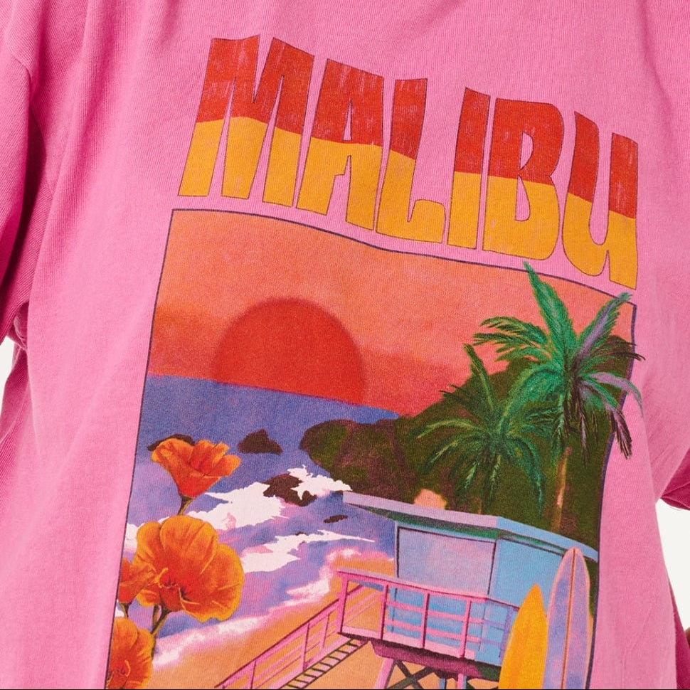 Rip Curl Hayley O Heritage Tee - Super Pink