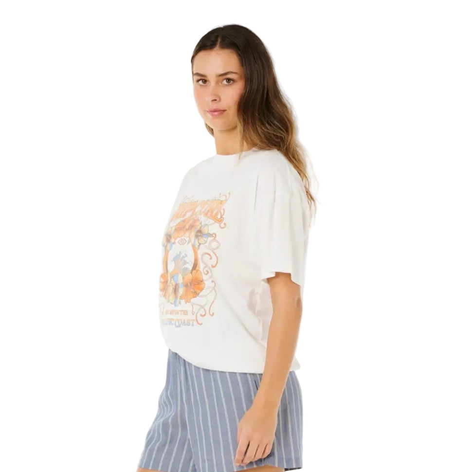 Rip Curl Pacific Coast Heritage Tee - Bone