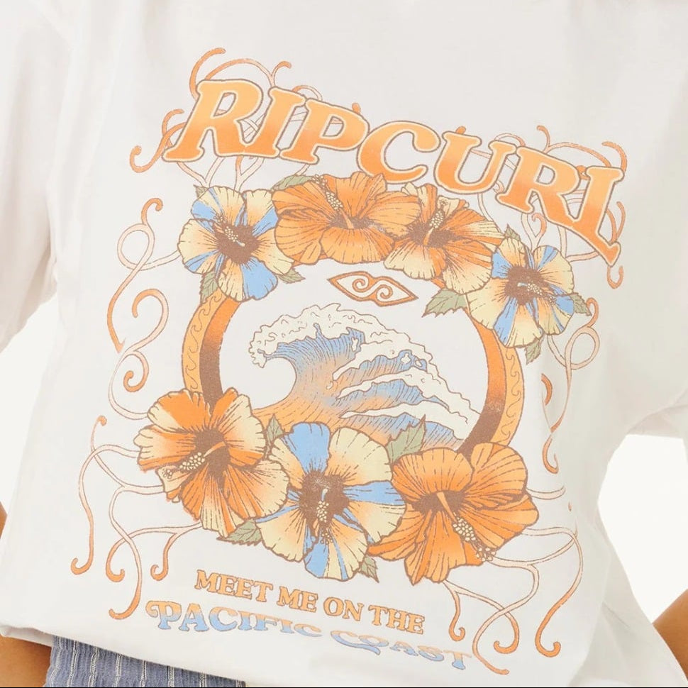 Rip Curl Pacific Coast Heritage Tee - Bone