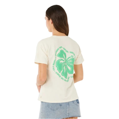 Rip Curl Surf Puff Party Pack Relaxed Tee - Bone