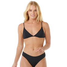 Rip Curl Premium Surf Banded Fixed Tri Bikini in Black