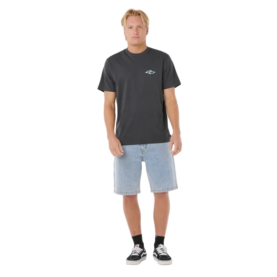 Rip Curl Legacy Tee - Washed Black