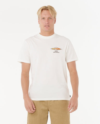 Rip Curl Surf Revival Decal Tee - Bone