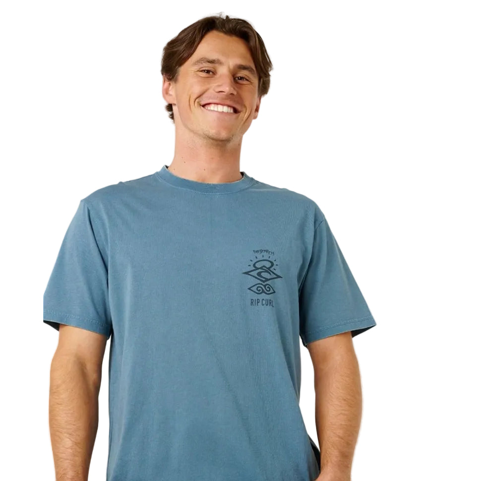 Rip Curl Search Icon Tee - Bluefin