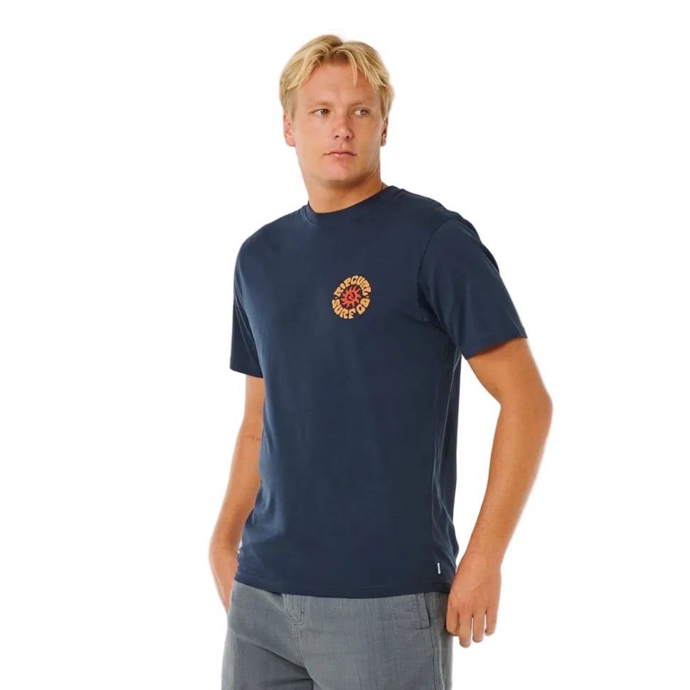 Rip Curl Pacific Rinse Circle Tee - Dark Navy