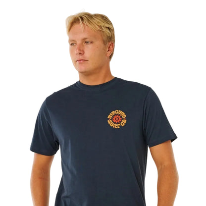 Rip Curl Pacific Rinse Circle Tee - Dark Navy