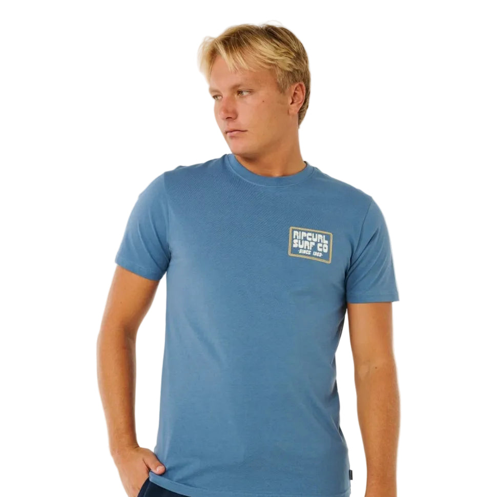 Rip Curl Pacific Rinse Sunrise Tee - Bluefin