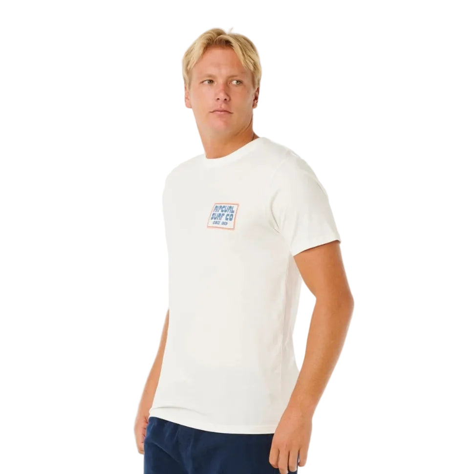 Rip Curl Pacific Rinse Sunrise Tee - Bone