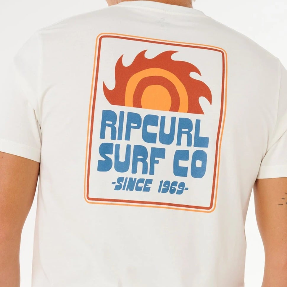 Rip Curl Pacific Rinse Sunrise Tee - Bone